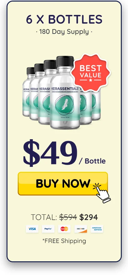 Kerassentials™ 6 bottles pricing